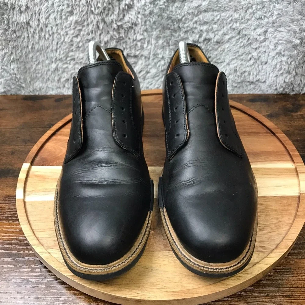 Cole Haan‎ Great Jones Plain Toe Oxford Mens 10M Black Leather Dress Shoes